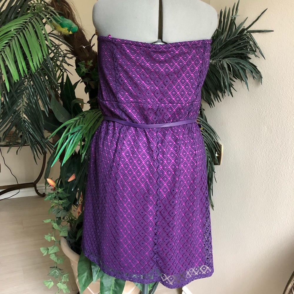 🇺🇸 Lane Bryant Purple Dress w/Spaghetti Straps, Sizes 24 & 28 - Picture 2 of 4